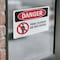 Signmission Pool Closed Do Not Enter Danger Sign, Vinyl Decal, 10in W x 7in L, 2PK OS-2PACK-DS-D-710-L-1636 - alternate 3